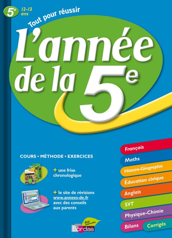 ANNEE DE LA 5E 9782047315224