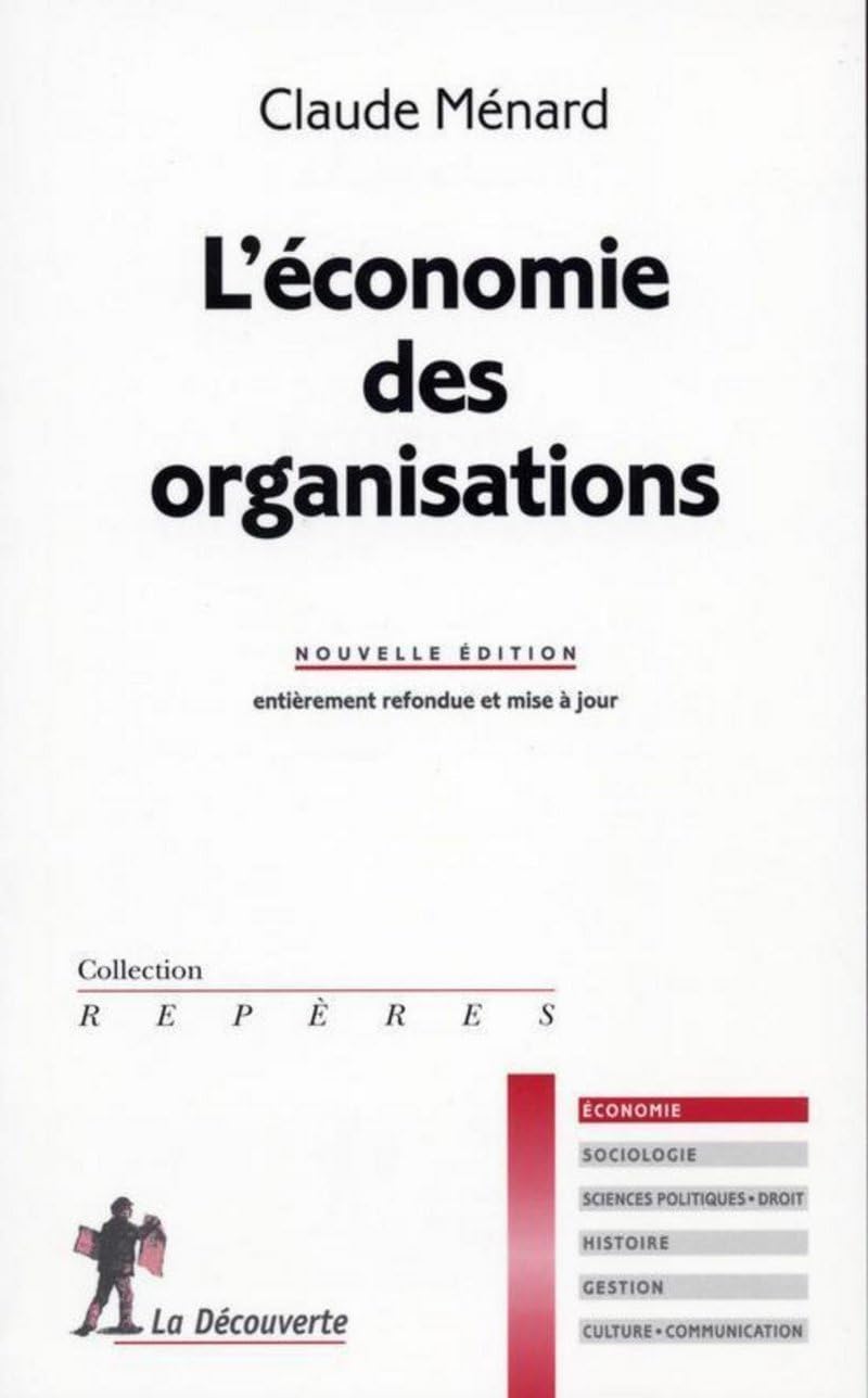 ECONOMIE DES ORGANISATIONS 9782707138316