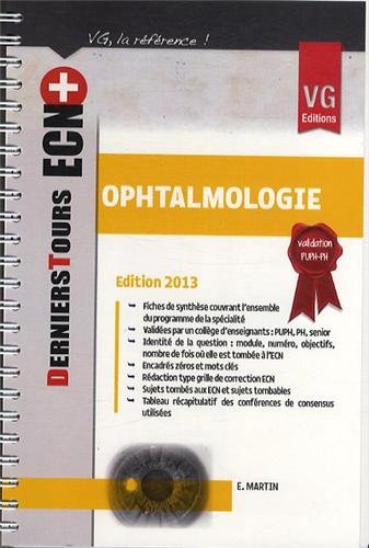 Ophtalmologie: Edition 2013 9782818306451