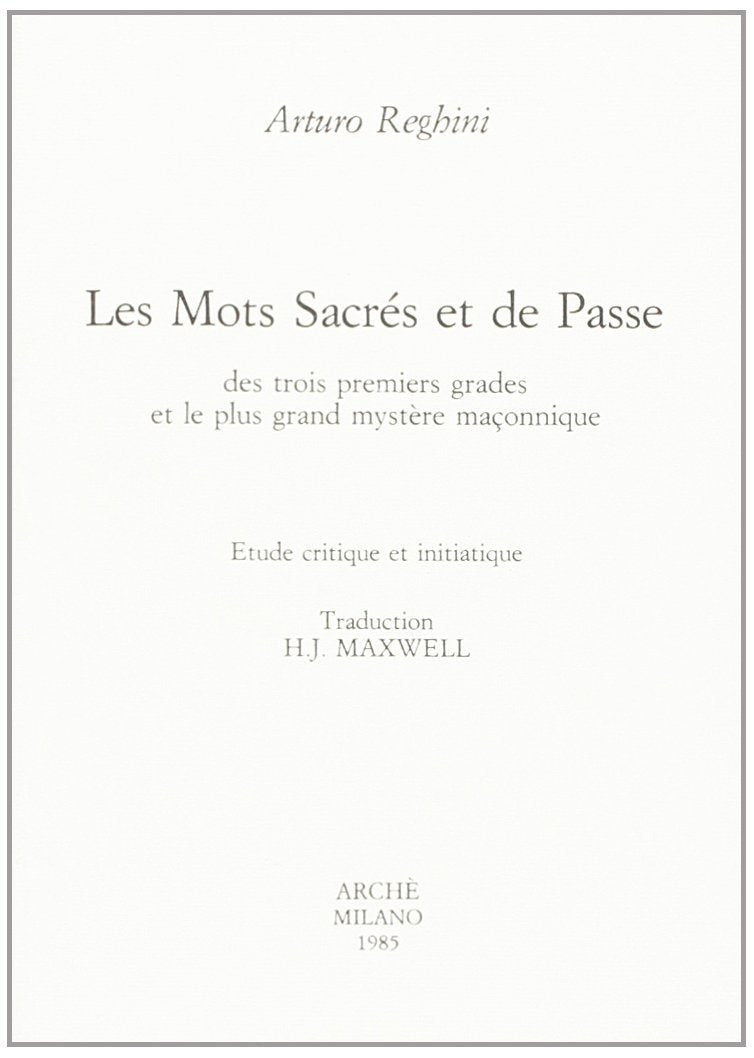 Mots sacrés et de passe 9788872520840