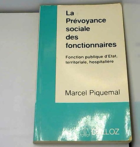 Prevoyance Sociale des Fonctionnaires 9782247012862