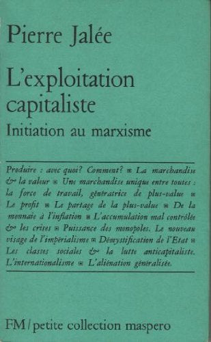 Exploitation capitaliste 9782707106735