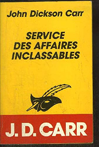 Service Des Affaires Inclassables 9782702418024