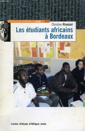Les étudiants africains à Bordeaux 9782908065442
