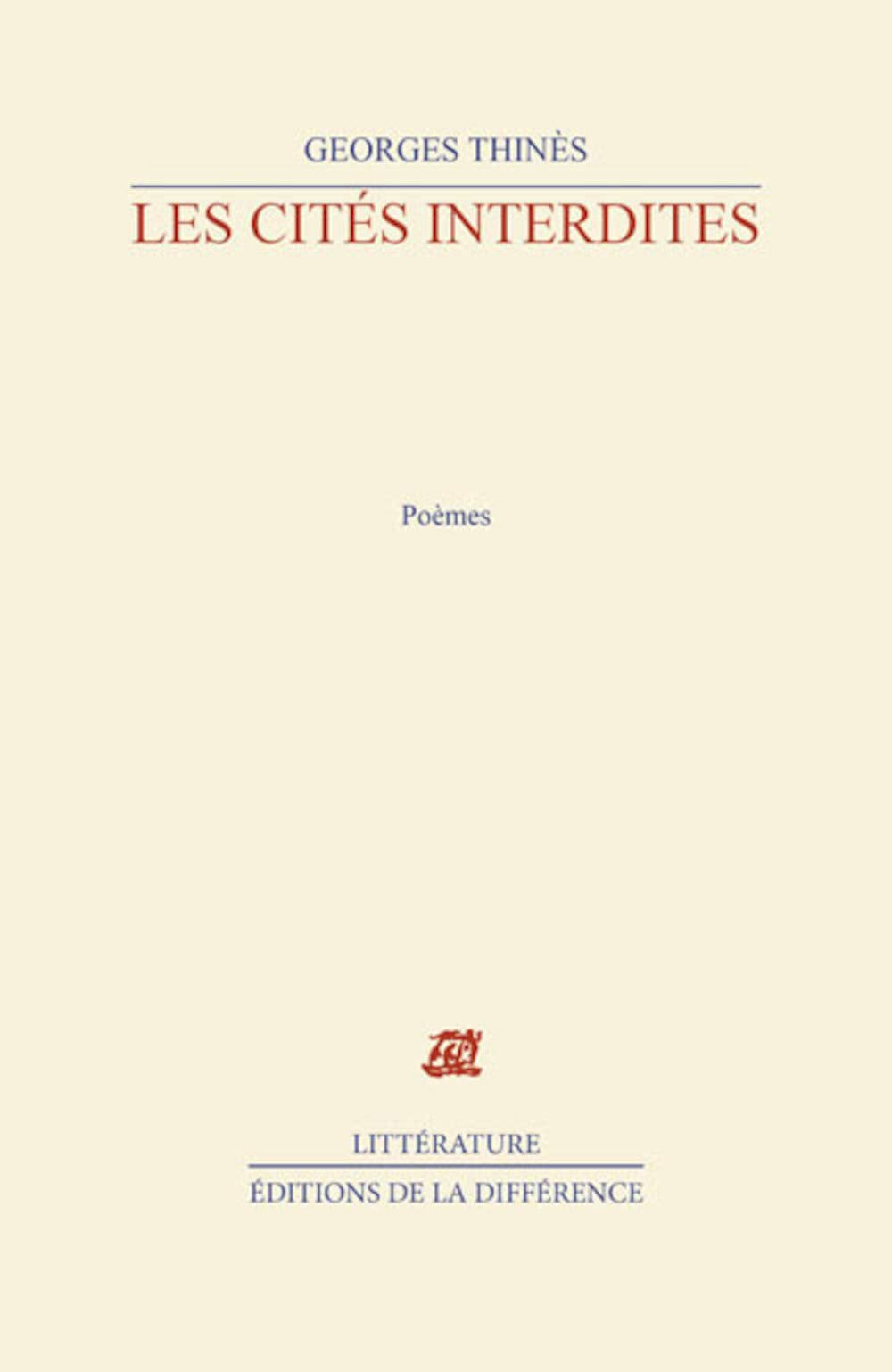 Les Cités interdites : Poèmes 9782729105679
