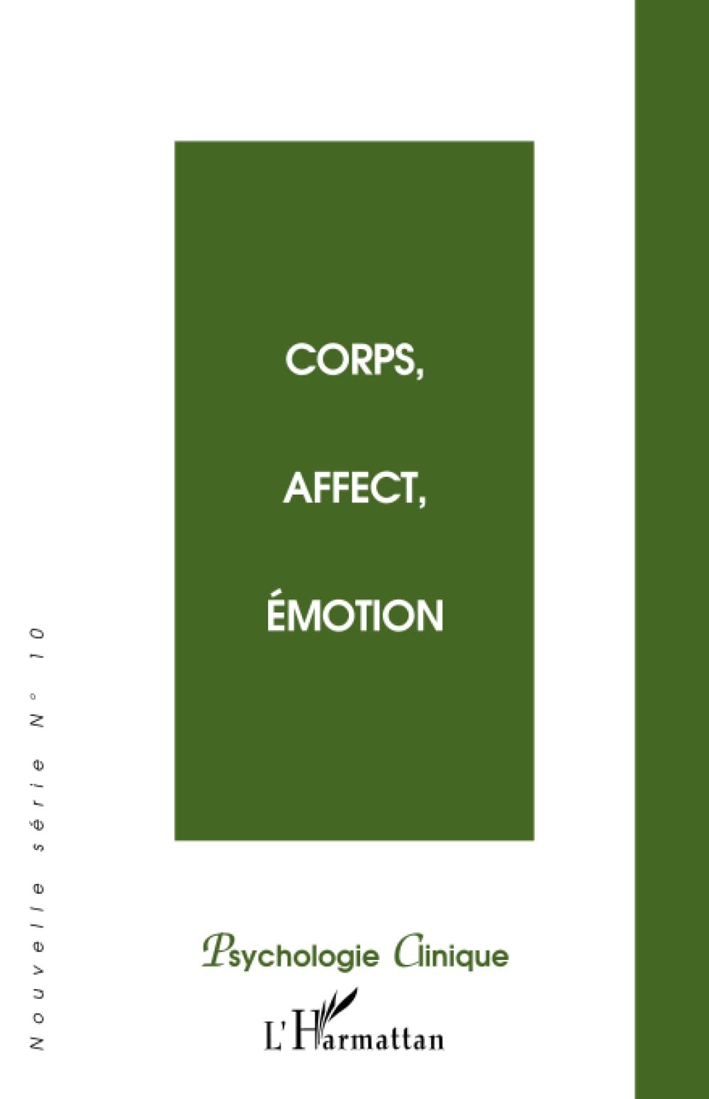CORPS, AFFECT, ÉMOTION 9782747500562