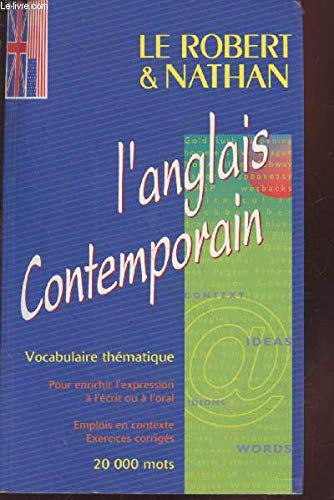 Le Robert & Nathan, l'anglais contemporain 9782091812274