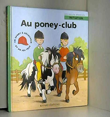 Au poney-club 9782227705661