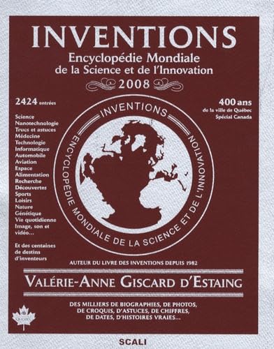 Inventions 2008 (Ancien prix Editeur : 29,95 Euros) 9782350121789