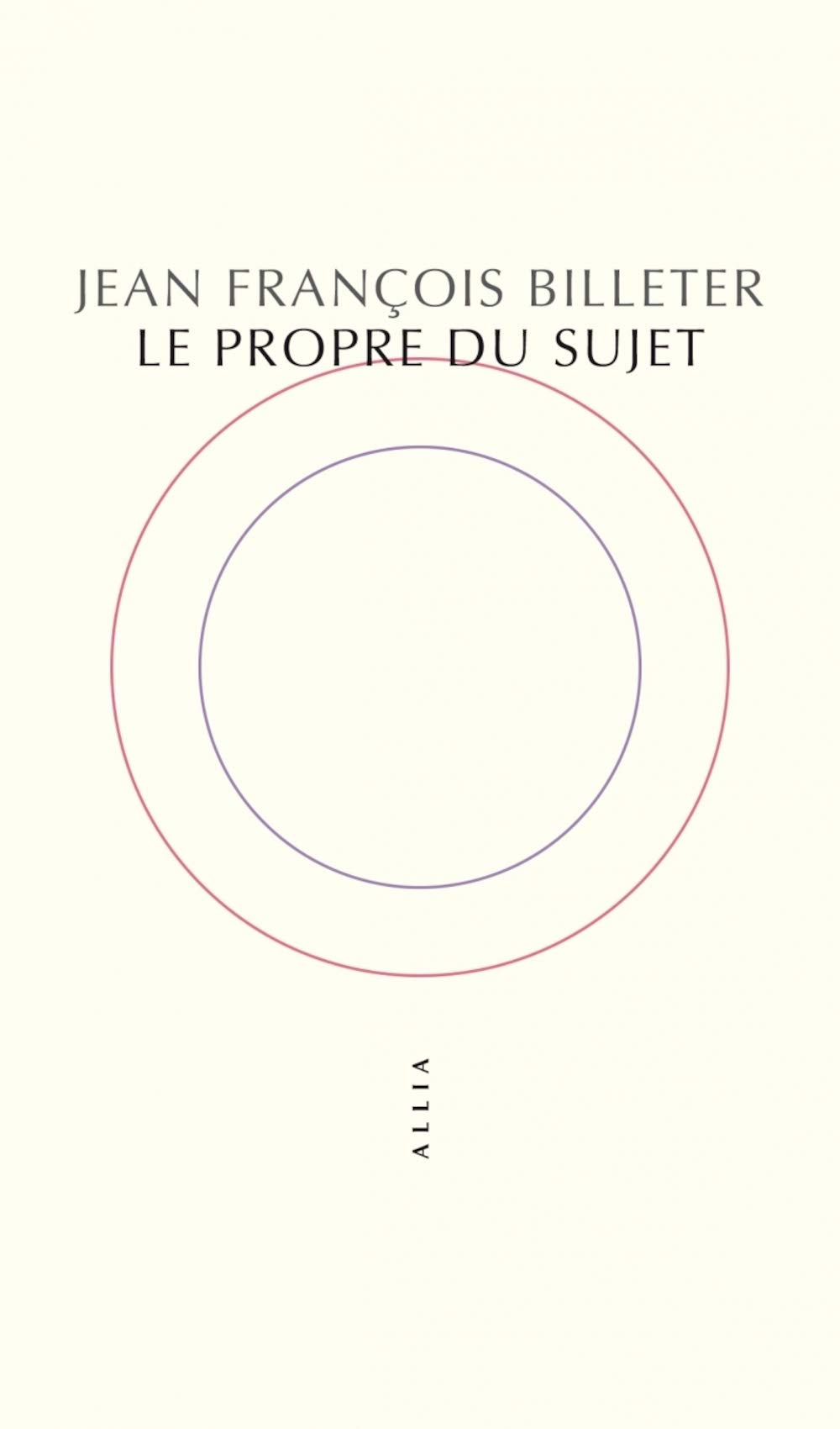 Le Propre du sujet 9791030413625