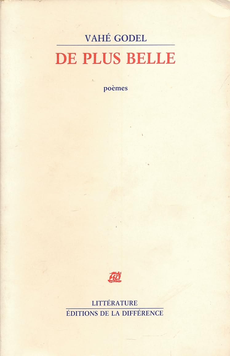 De plus belle : Poèmes 9782729109295