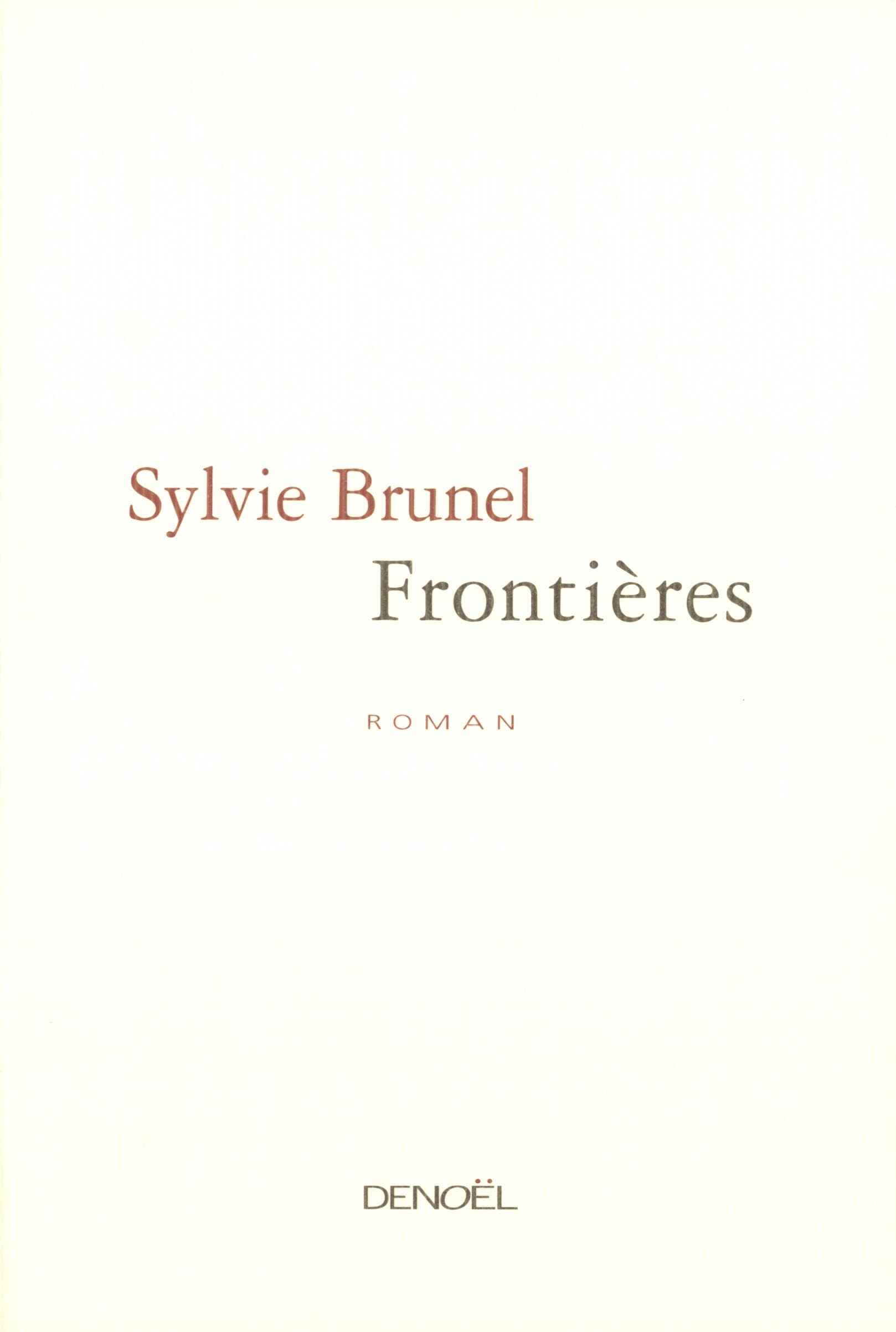 Frontières 9782207254622