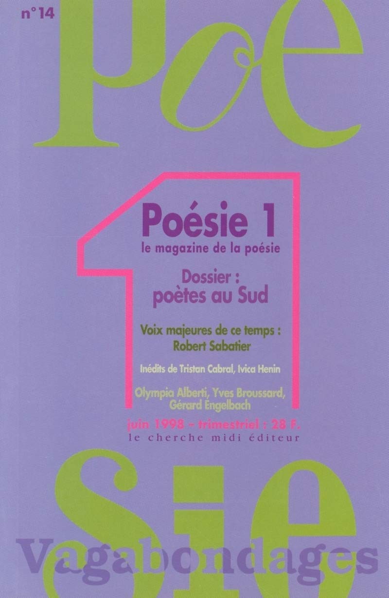 Poètes au Sud, numéro 14. Entretien avec Robert Sabatier 9782862745800