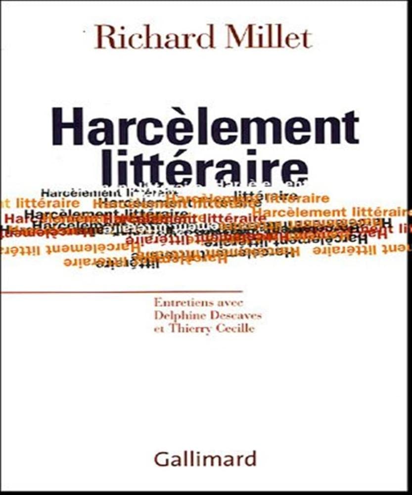 Harcèlement littéraire 9782070774289