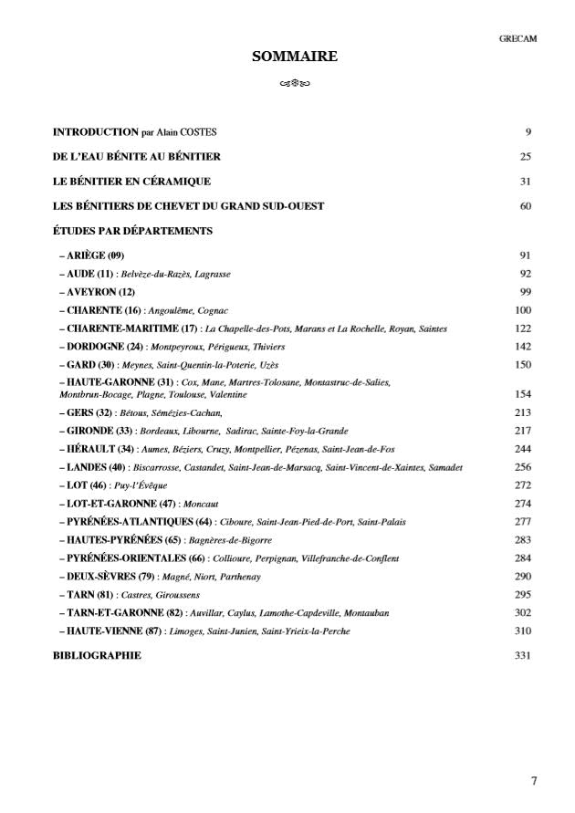 LES BENITIERS DE CHEVET Nouvelle-Aquitaine, Occitanie 9782956749202