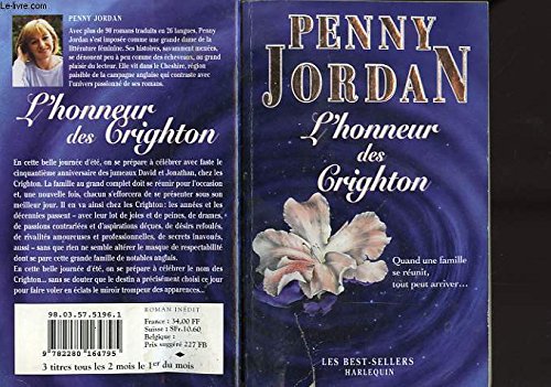 L'honneur des Crighton (Les best-sellers) 9783784731650