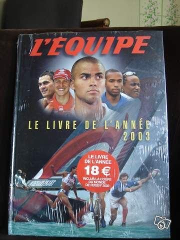 Le livre de l'année 2003 : Un an de reportages des journalistes de L'Équipe 9782951203198