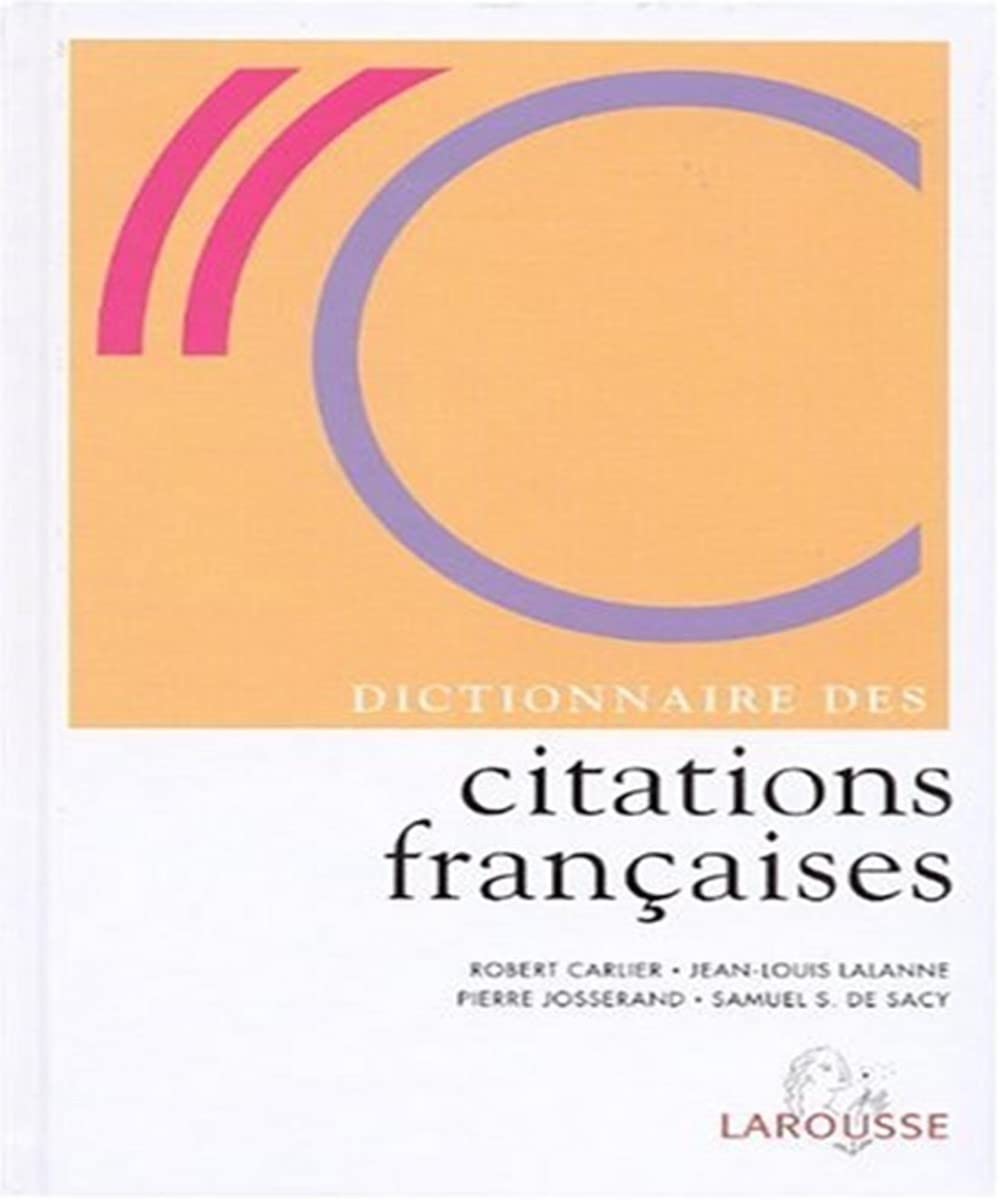 Dictionnaire des citations françaises 9782035320599