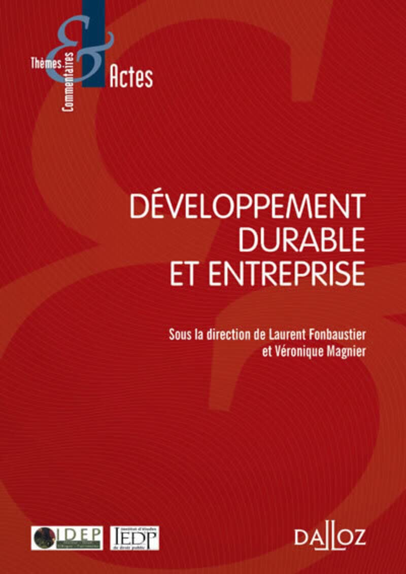 Développement durable et entreprise 9782247126361