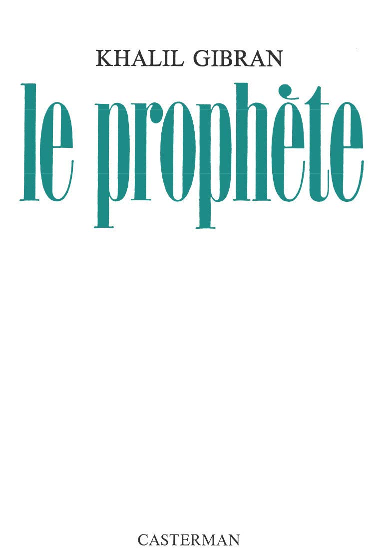 Le Prophète 9782203231405