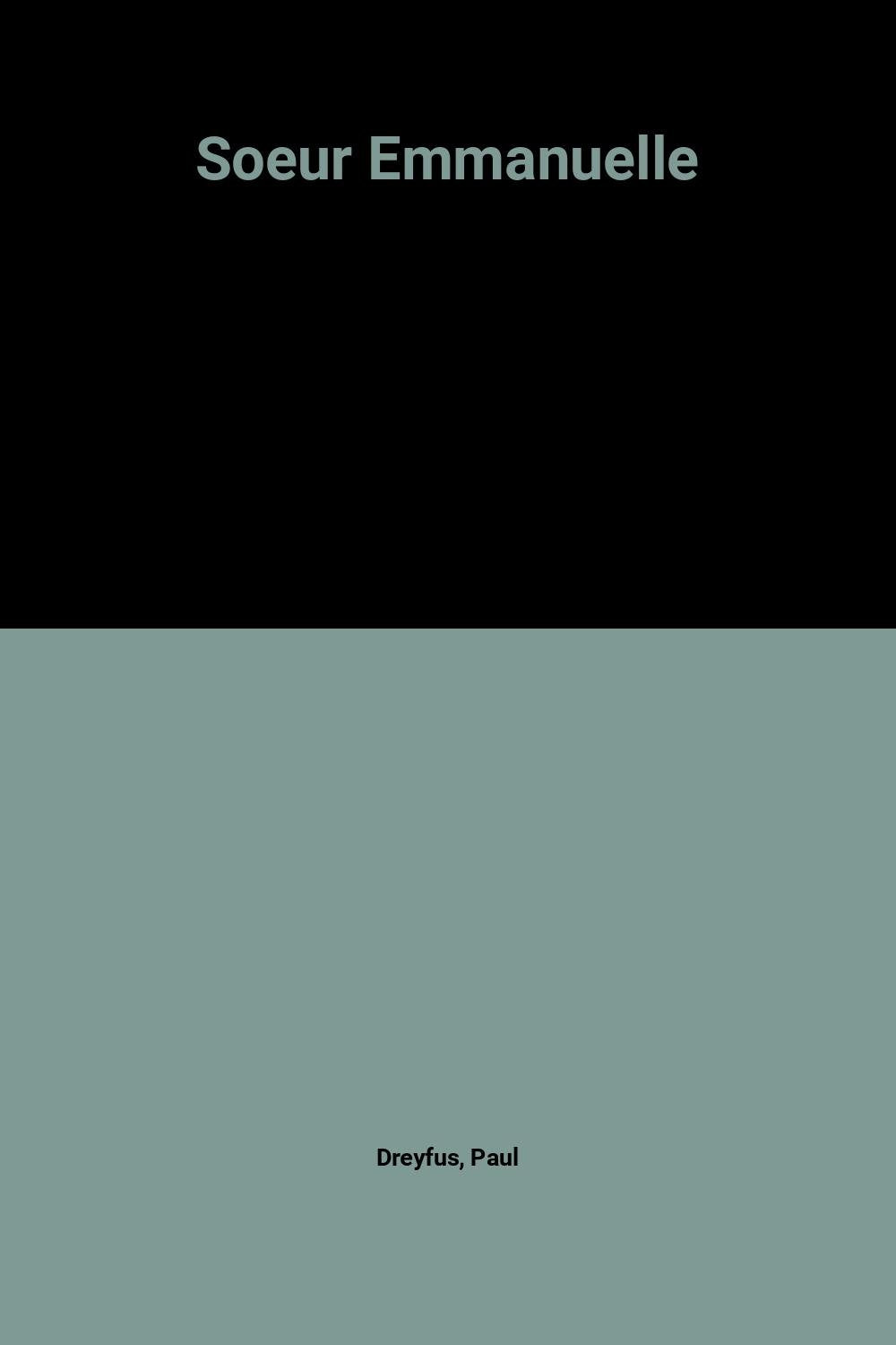 Soeur emmanuelle 9782227340732