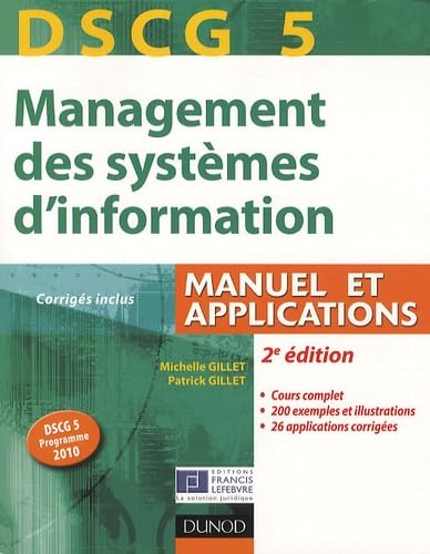 Management des systèmes d'information DSCG5: Manuel et applications 9782100549122