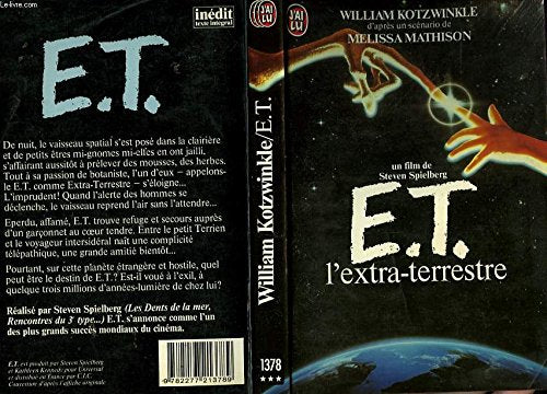 E.t. l'extra terrestre - un film de steven spielberg 9782277213789