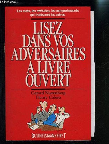 Lisez dans vos adversaires à livre ouvert 9782876910751