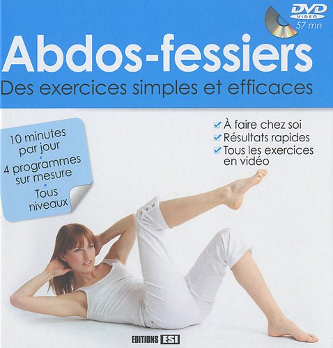 ABDOS FESSIERS DES EXERCICES SIMPLES ET EFFICACES + DVD 9782353553860