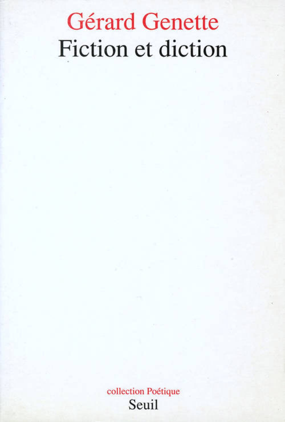 Fiction et Diction 9782020128513