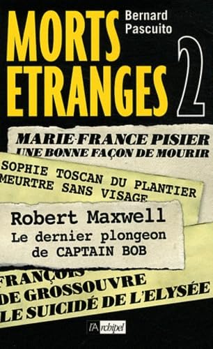 Morts étranges: Tome 2 9782809807141