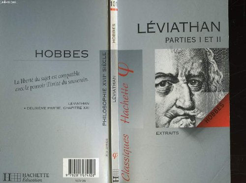 Classiques philosophiques : Léviathan, parties 1 et 2 9782011674128