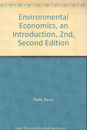 Environmental Economics: An Introduction 9780071152730