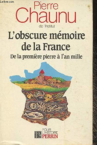 L'Obscure mémoire de la France: De la première pierre à l'an mille 9782262005146