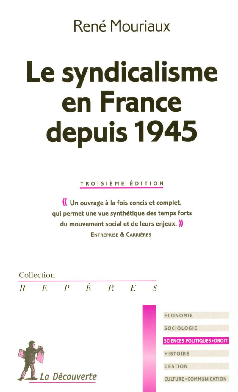 SYNDICALISME FRANCE DEPUIS 45 9782707156068