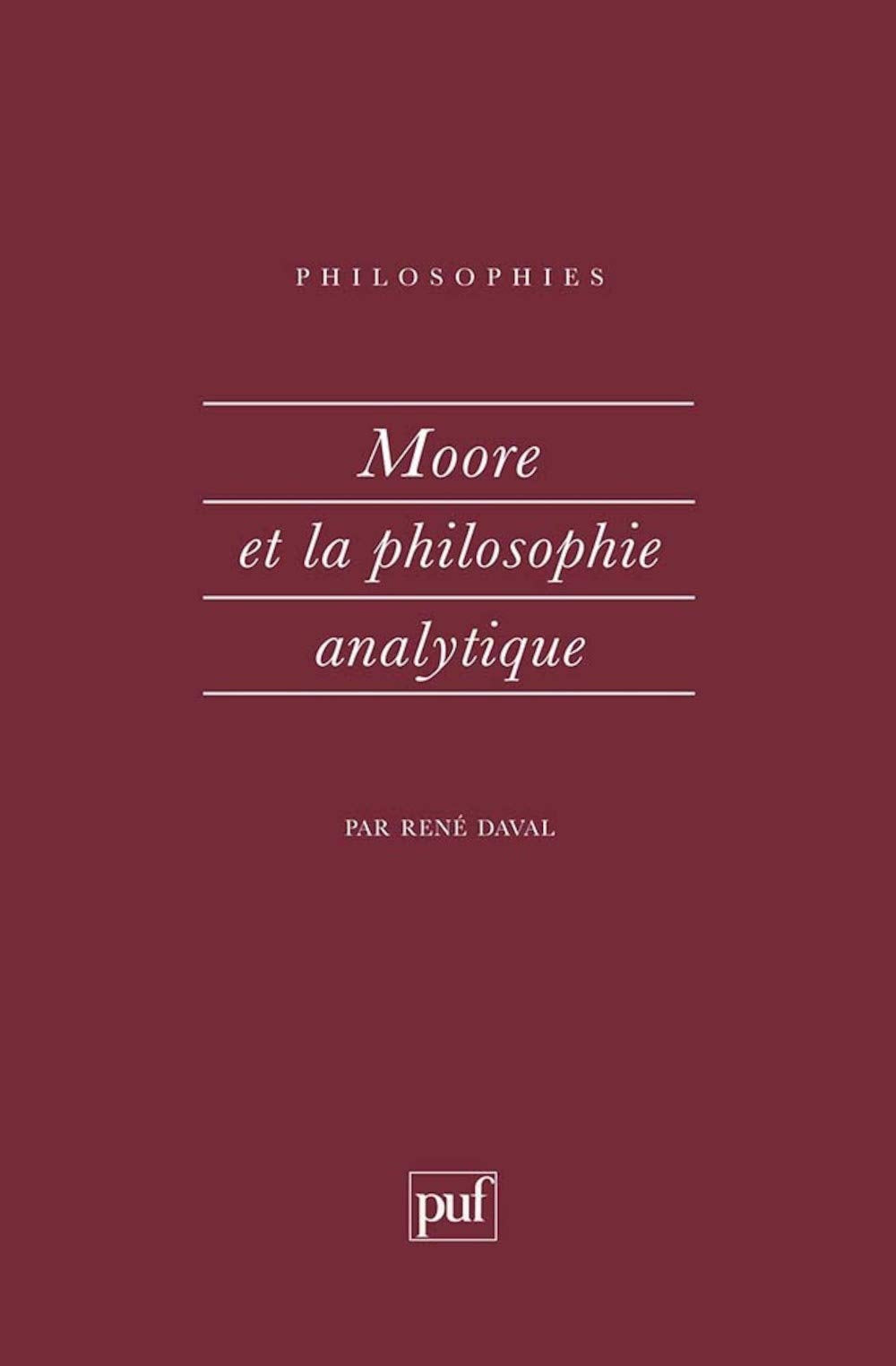 Moore et la philosophie analytique 9782130486909