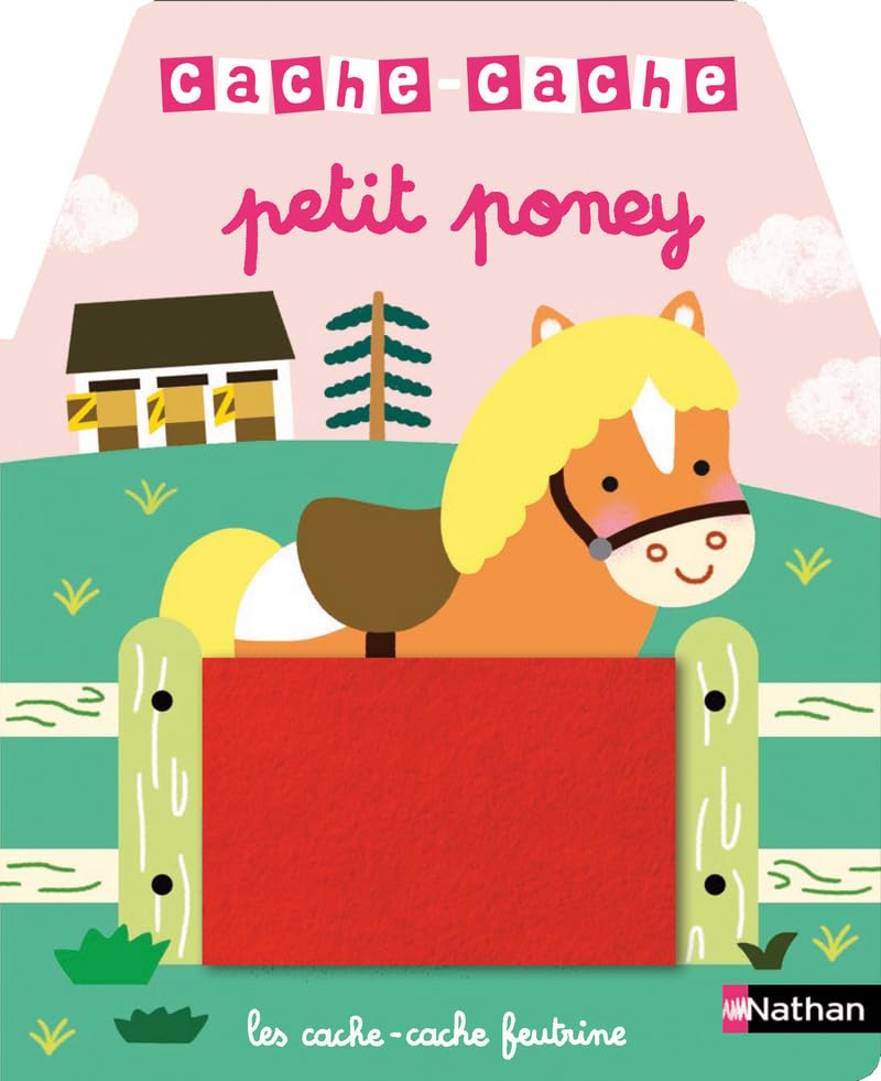 Cache-cache - petit poney- Livre à toucher pour les bébés dès 6 mois 9782092591383