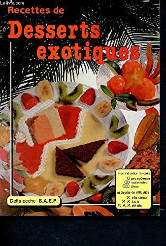 Recettes de desserts exotiques 9782737225147