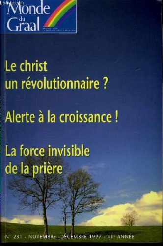 Monde du graal n°231 : le christ, un révolutionnaire ? 9782286064419