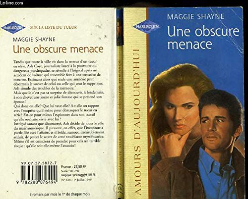 Une obscure menace 9782280076494