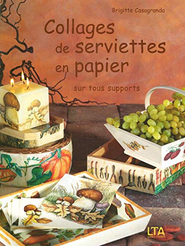 Collages de serviettes en papier sur tous supports 9782283585184