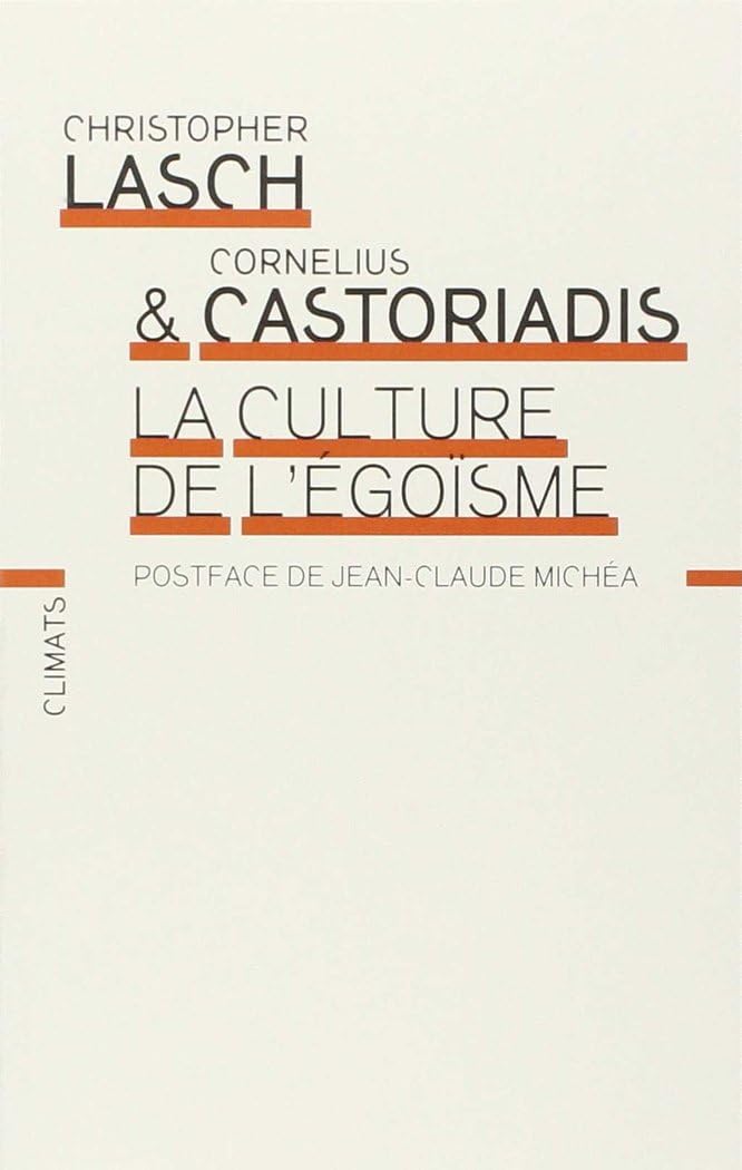 La Culture de l'égoïsme 9782081284630