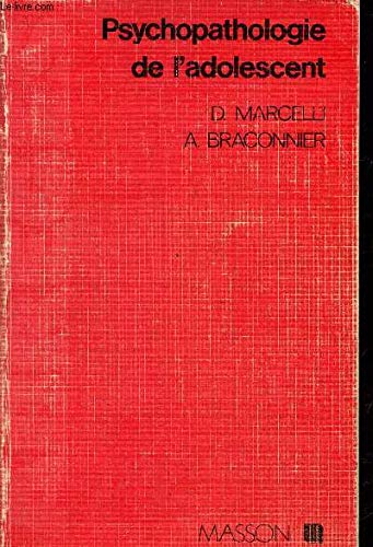 Psychopathologie de l'adolescent 9782225801242