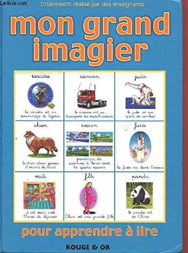 Mon grand imagier pour apprendre à lire 9782867213953