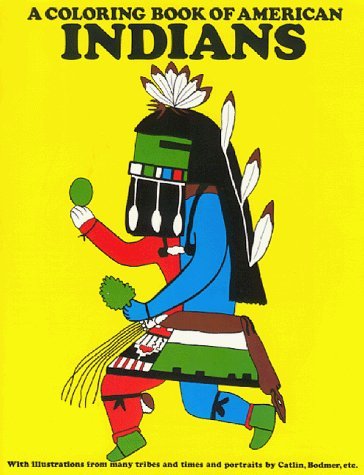 A Coloring Book of American Indians 9780883880142