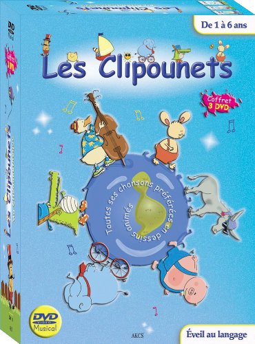 Les Clipounets Coffret 3 DVD 3506420000585