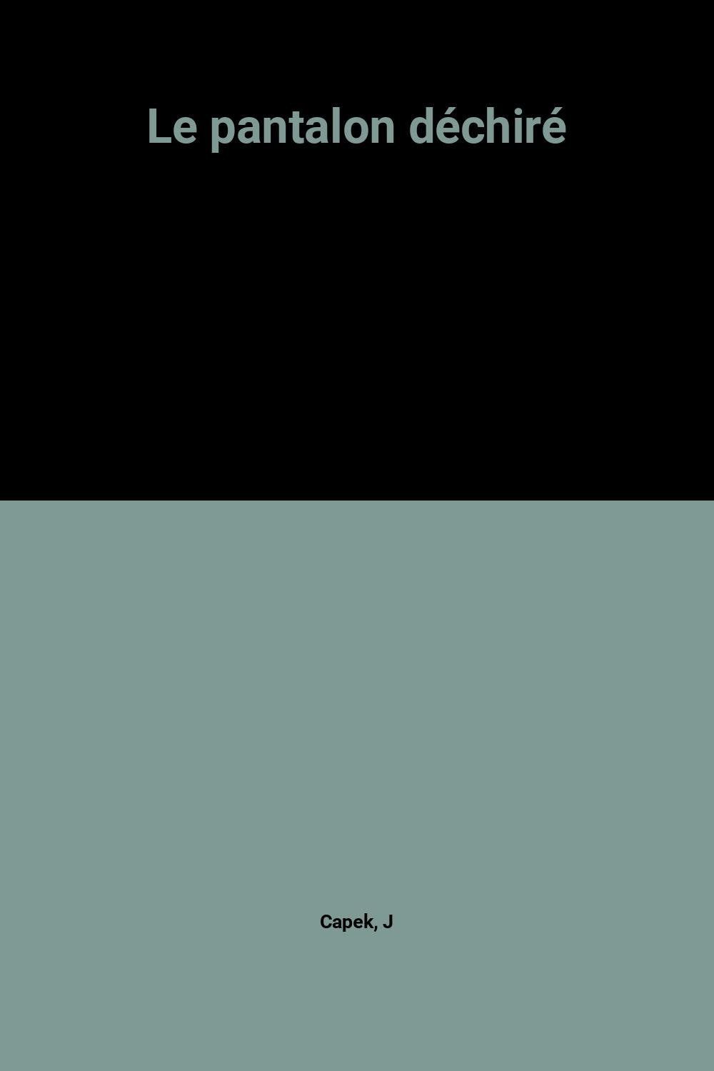 Le pantalon déchiré 9782081629257