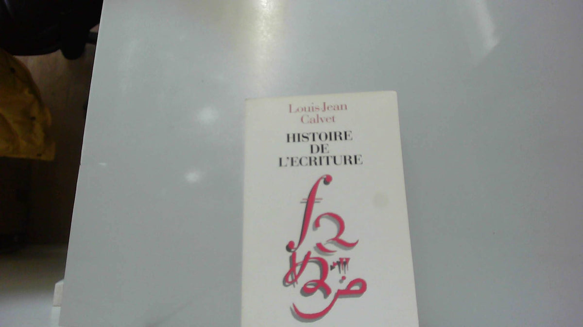 Histoire de l'écriture 9782259027267