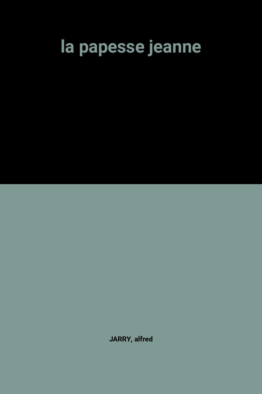 la papesse jeanne 9782730400763