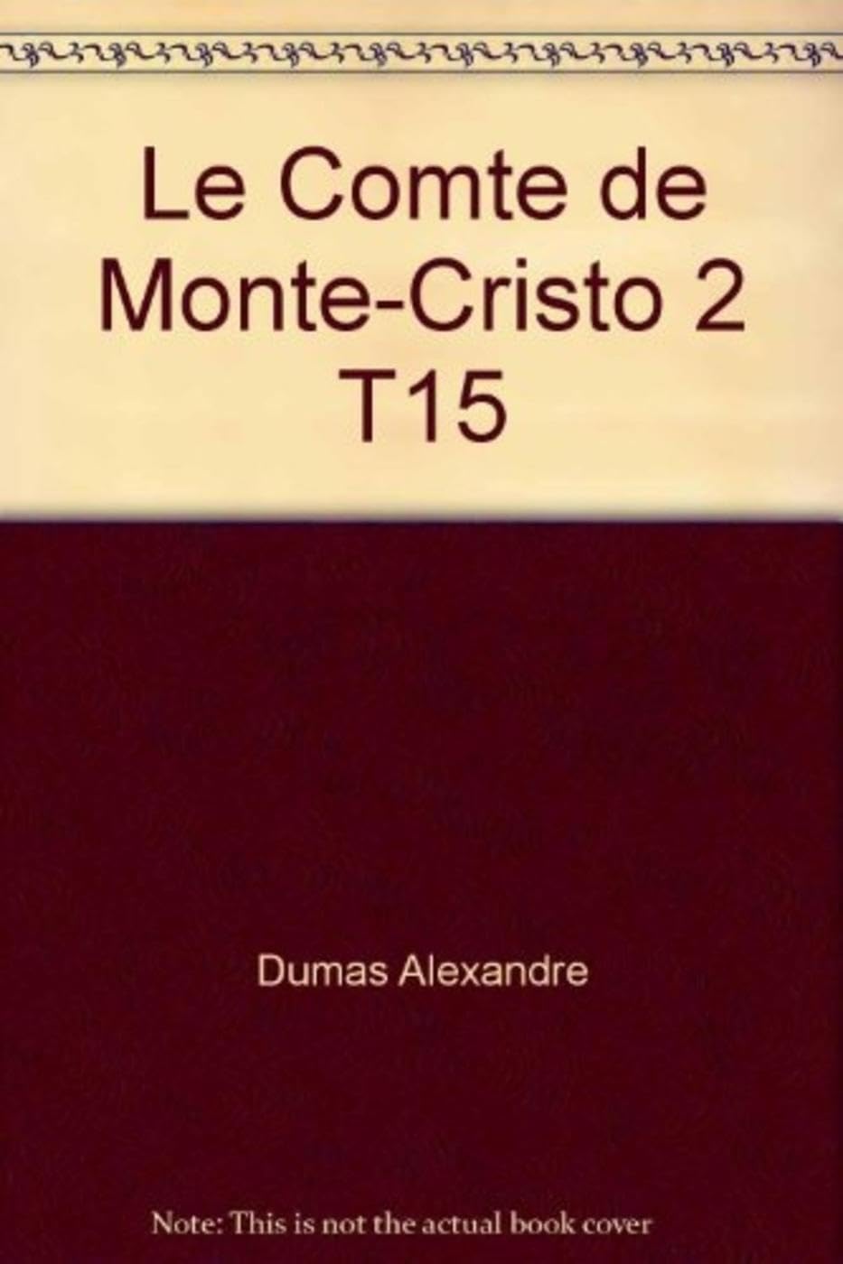 Le Comte de Monte Cristo - 2ème partie T15 9782810501342